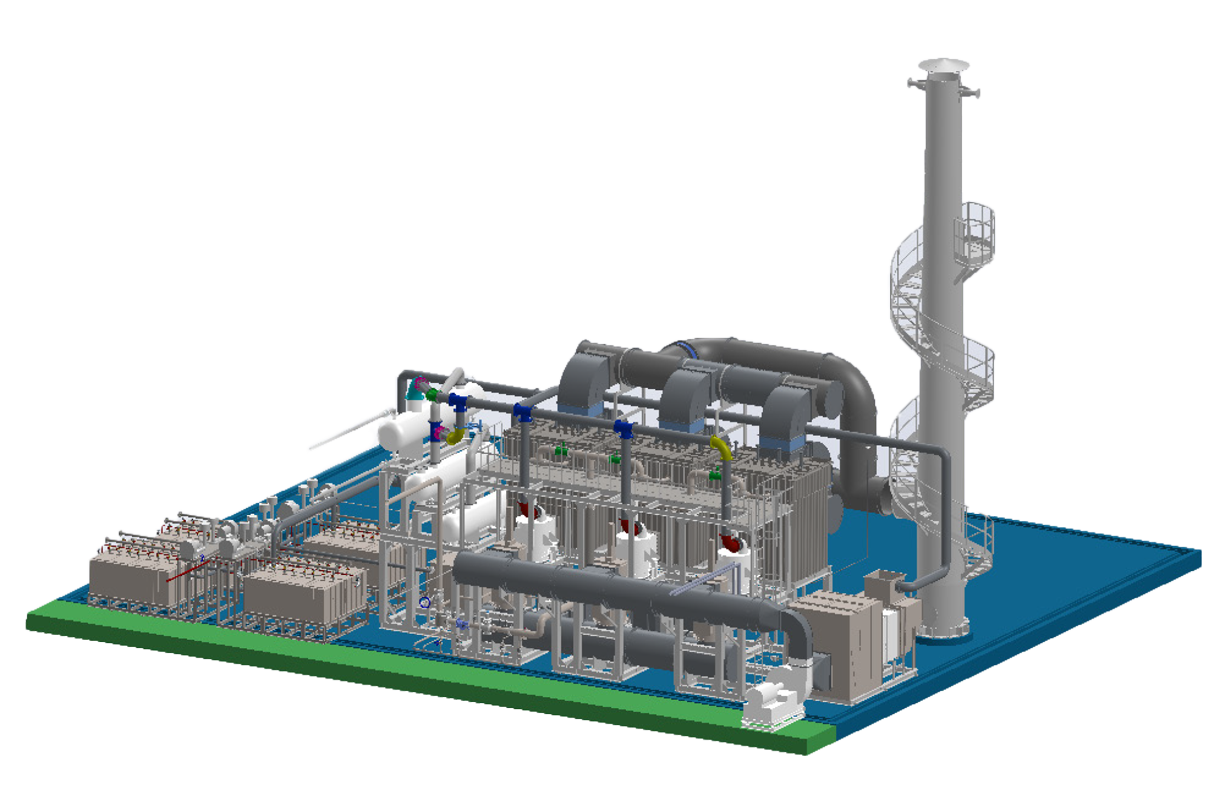 Activated Carbon Fiber Gas Recovery Device