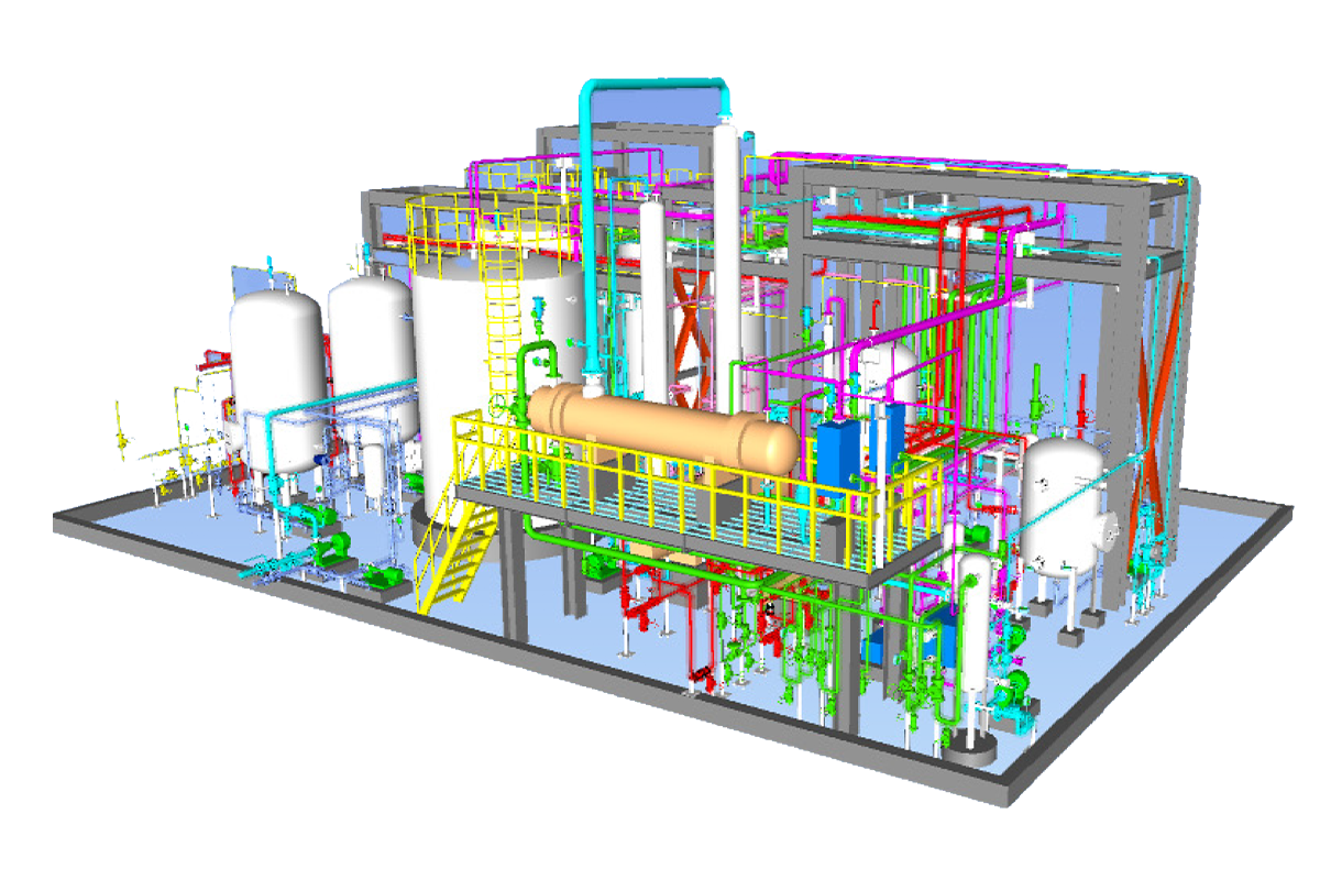 Liquid Distillation Unit And Tank Farm System